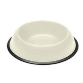 Ferplast Mıra Kc 80 Kaymaz Tabanlı Plastik Köpek Mama ve Su Kabı Beyaz 2500 Ml